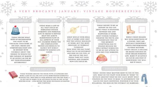 A Very Brocante January - Vintage Housekeeping