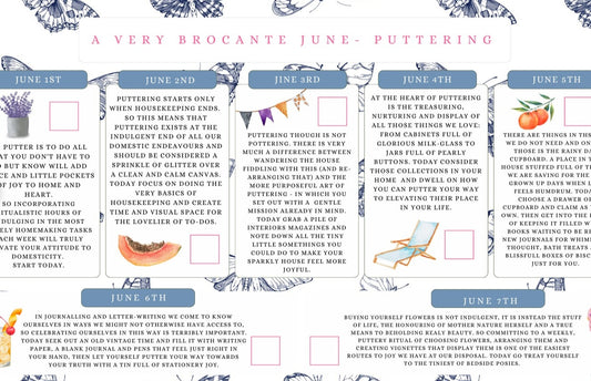 A Very Brocante June - Puttering